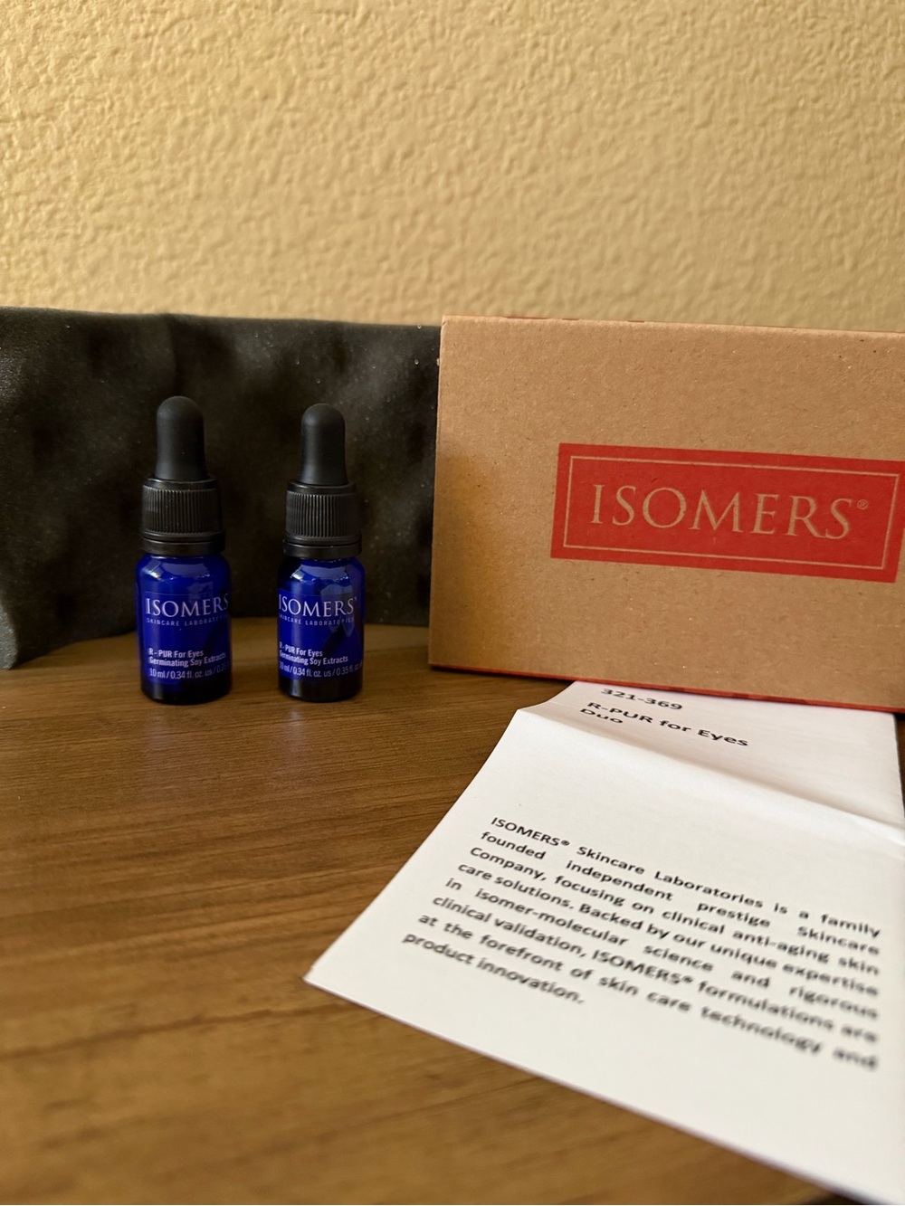 NEW SEALED ISOMERS R-PUR for Eyes Duo Germinating Soy Extracts 2x10ml
